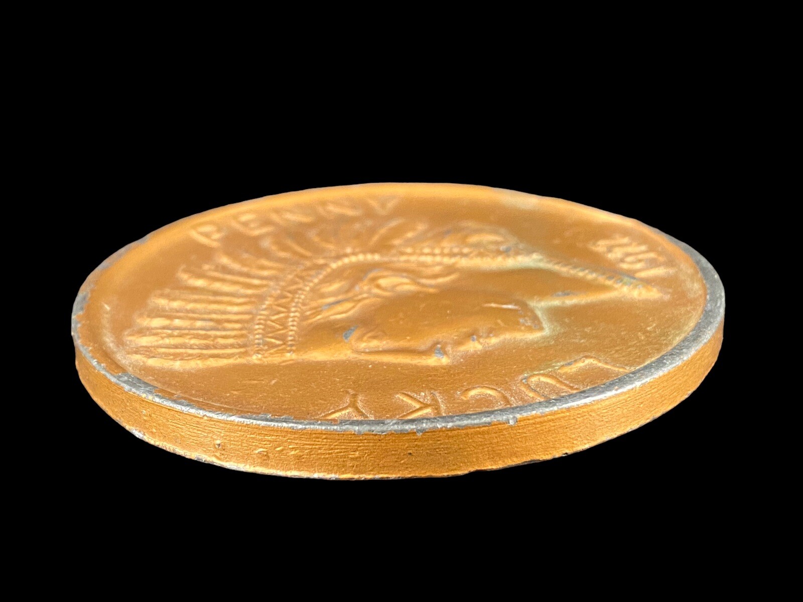 Large Lucky Penny 1922 Souvenir Kansas City Indian Head Chief