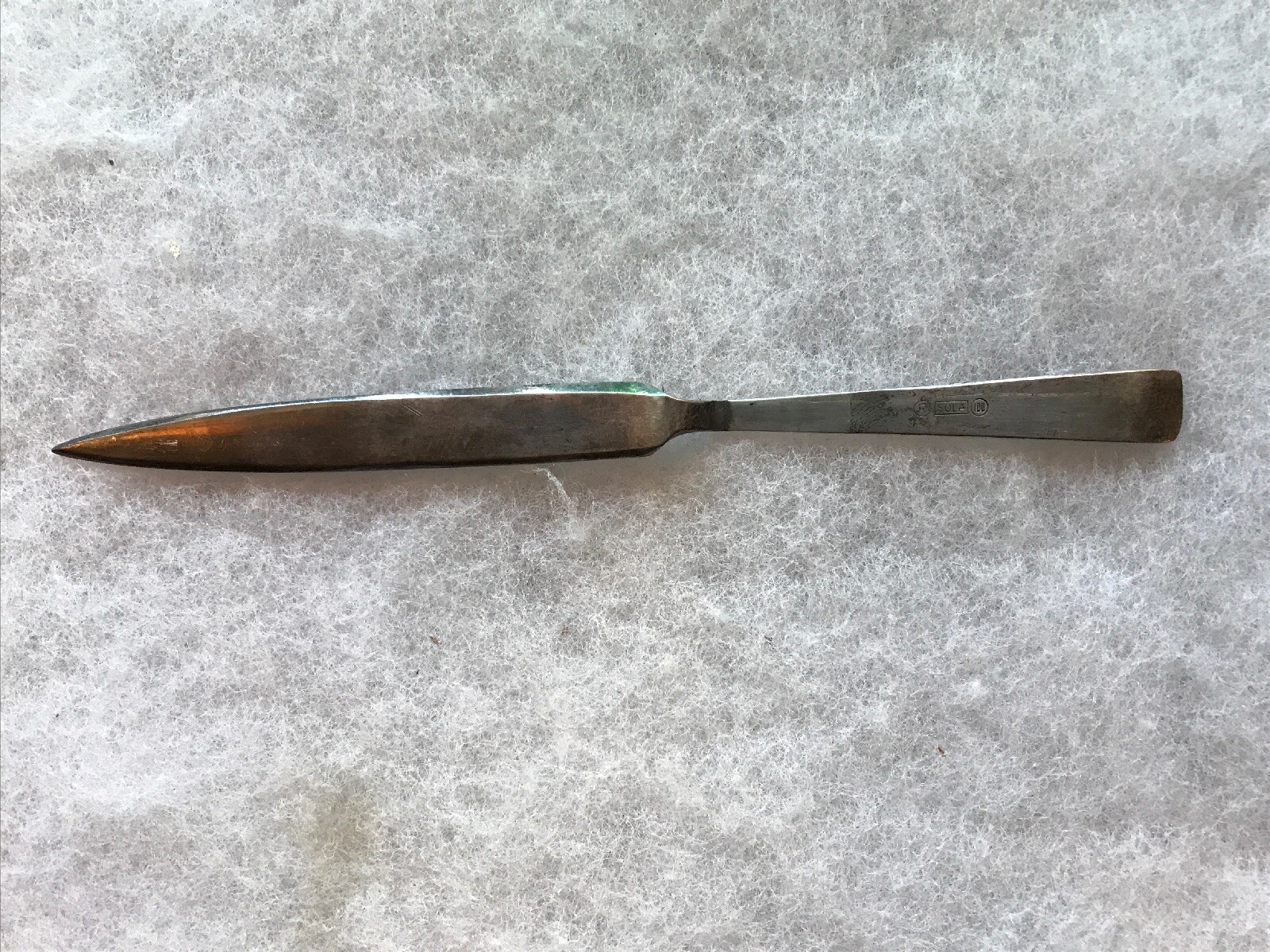 PONTOON BRIDGE Vintage Souvenir Letter Opener, CURACAO, N.A.