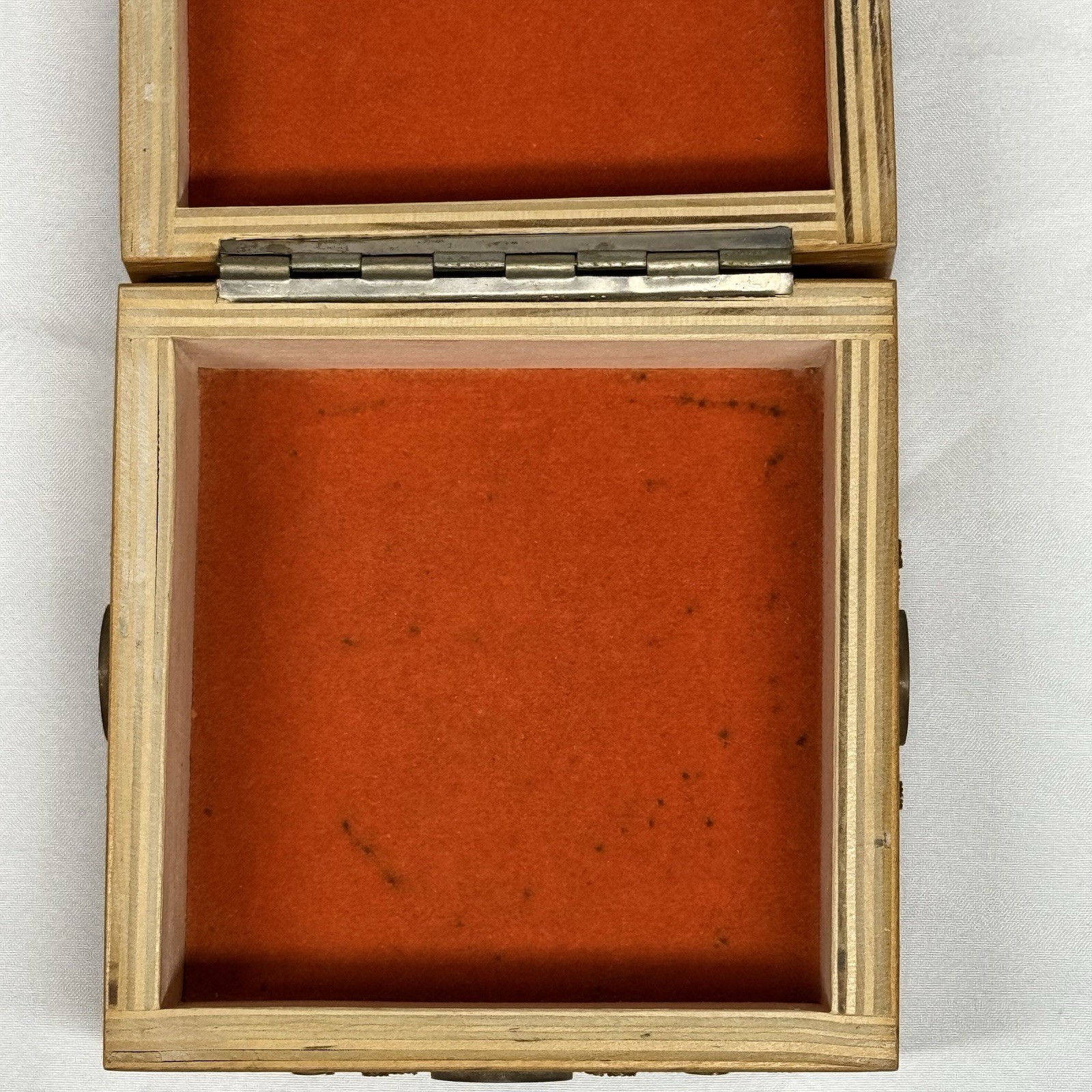 Vintage Soviet Ukraine Wooden Box USSR Jewelry Trinket Box of 80’s