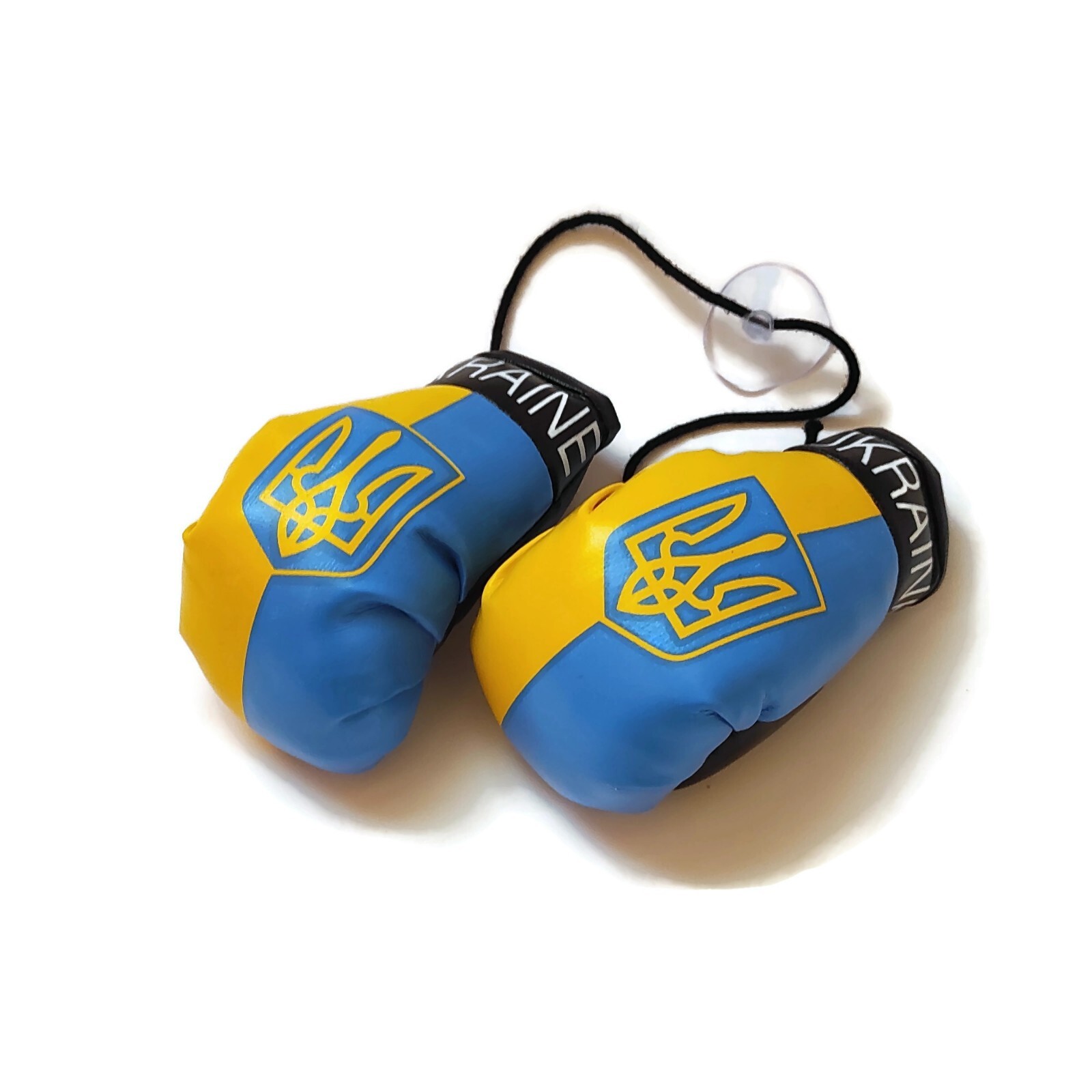 Ukrainian Souvenirs: 3 PCS Set Bracelet Pin Boxing Gloves. Ukraine Tryzub-Flag