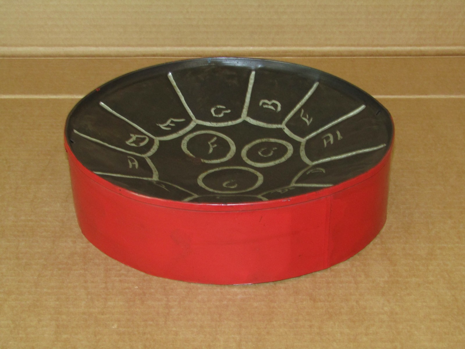 Trinidad & Tobago steel drum 11 1/4″ (no sticks)