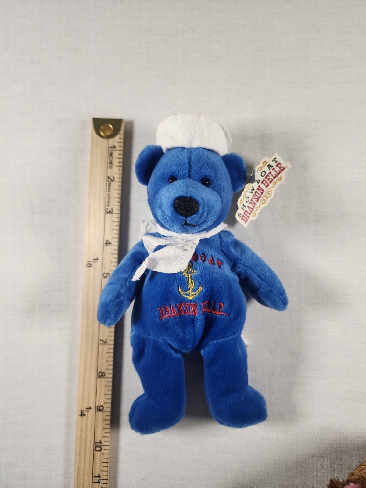 Branson Belle Showboat NWT Beanie Plush Bear Tourist Souvenir Childs Gift 9in
