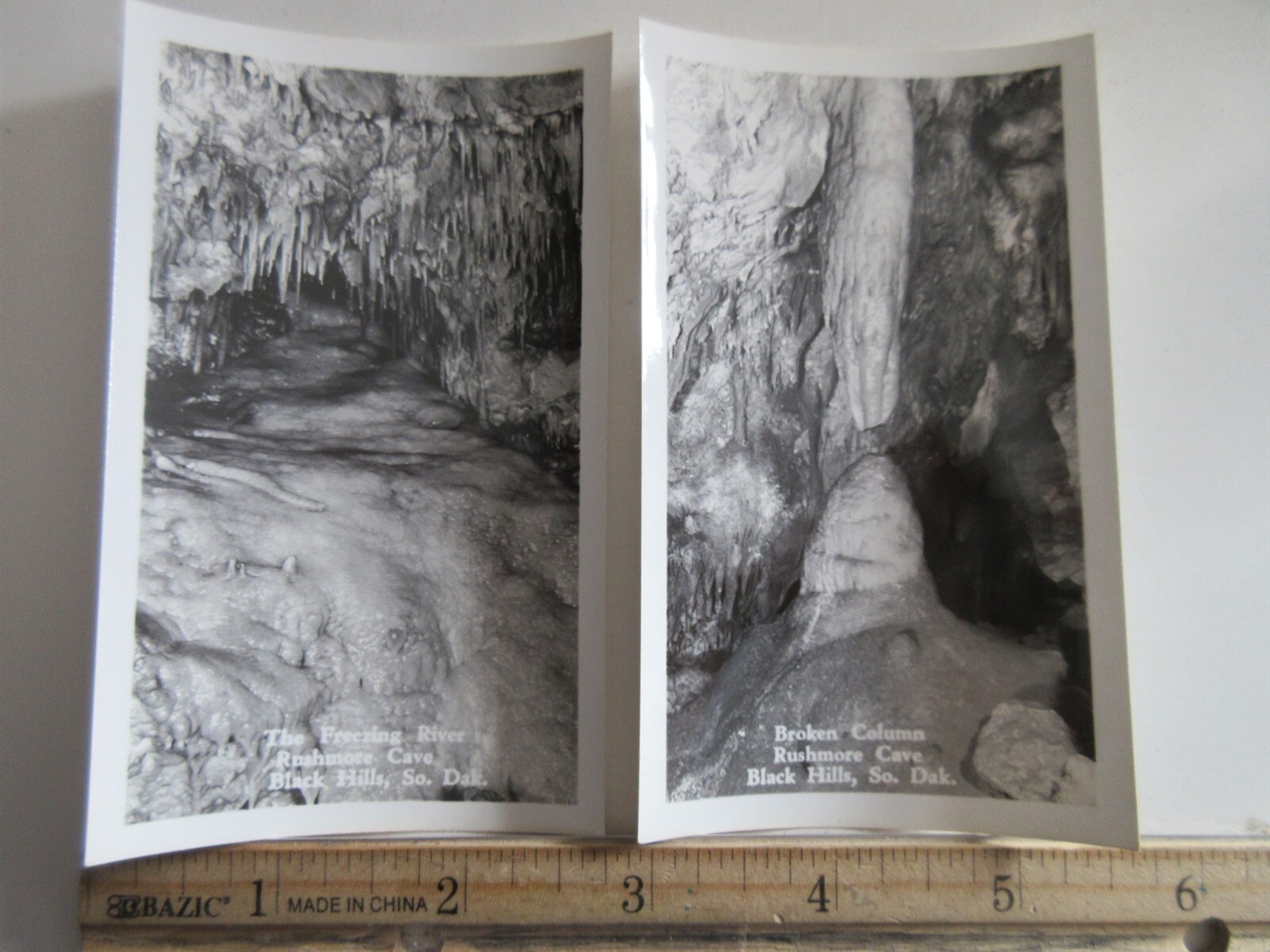 vintage Rushmore Cave 9 photos in envelope Canedy’s Camera Shop South Dakota