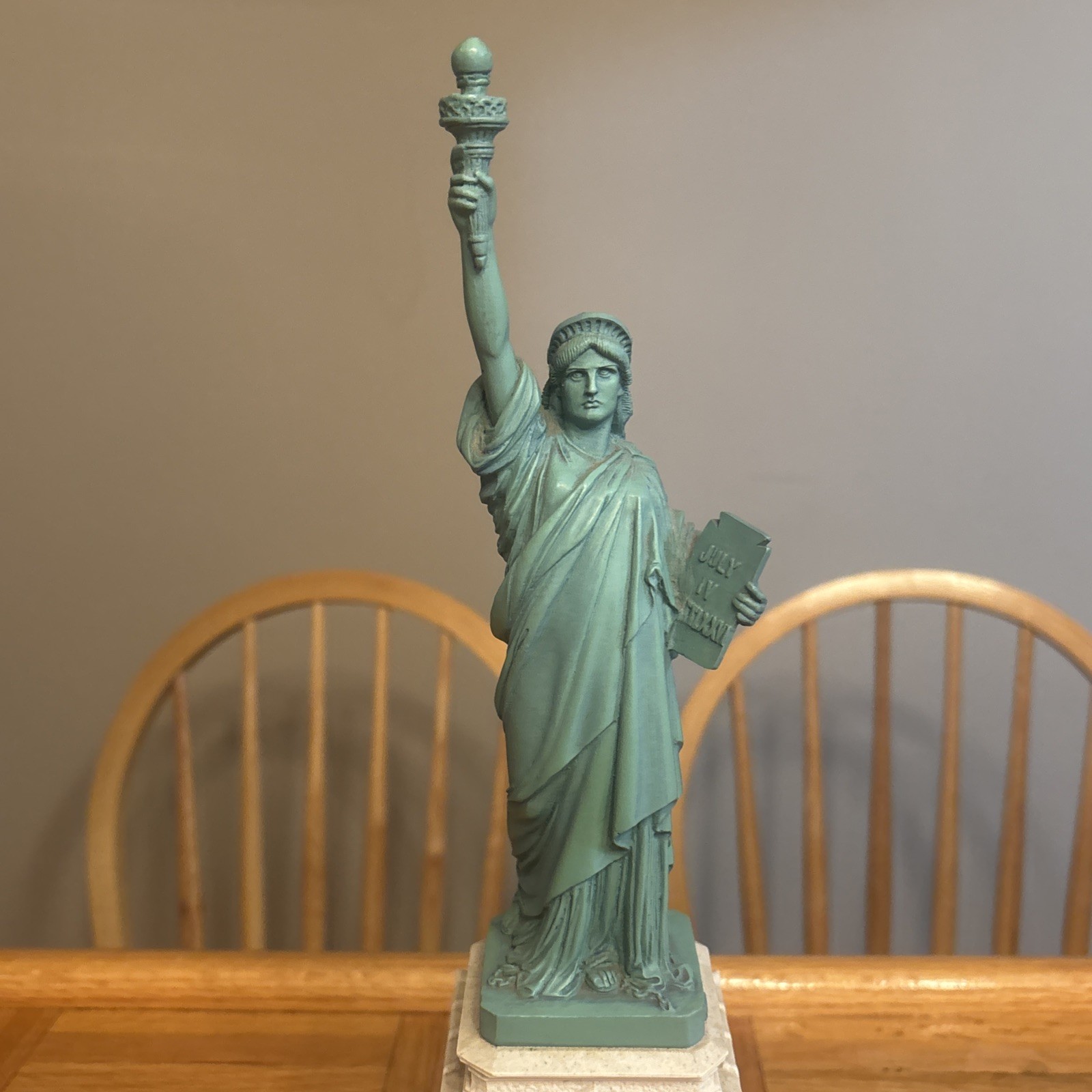 1982 SL / EIF. INC Vintage 15” Lady Statue of Liberty 1984 Wang Jida New York