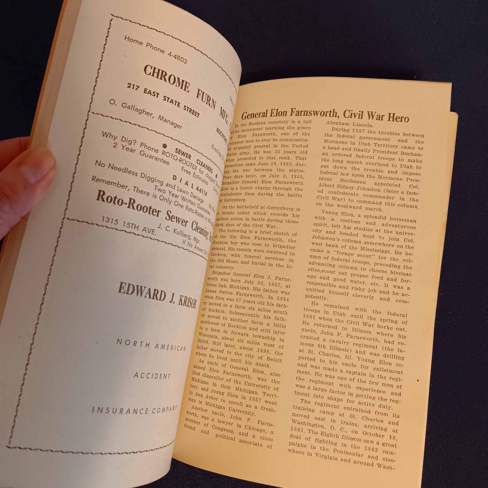 Rockton Il Remembers Centennnial Pageant 1850 – 1950 History Photographs