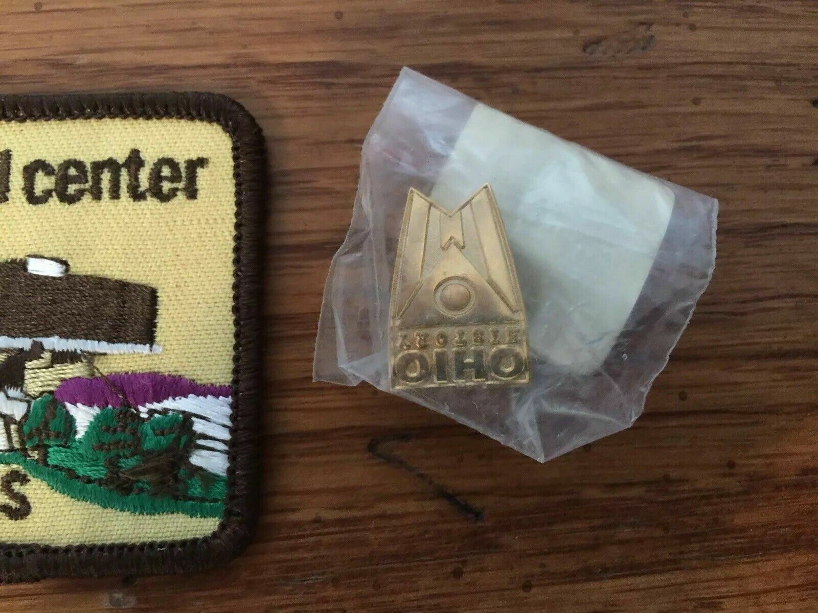 Ohio Historical Center Columbus State History Collectible Patch & Pin Lot
