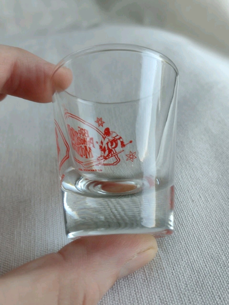 Vintage Big Powderhorn Mountain Ski Resort, U.P. Michigan Mug & Shot Glass