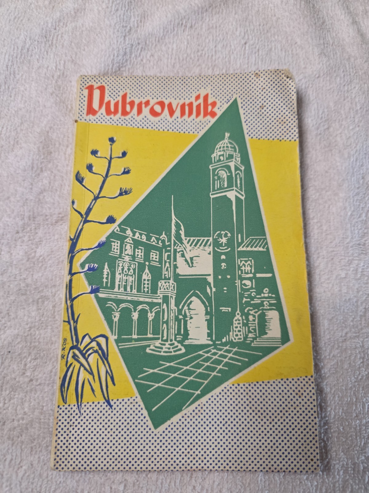 Vintage Dubrovnik, Yugoslavia Illustrated Travel Guide