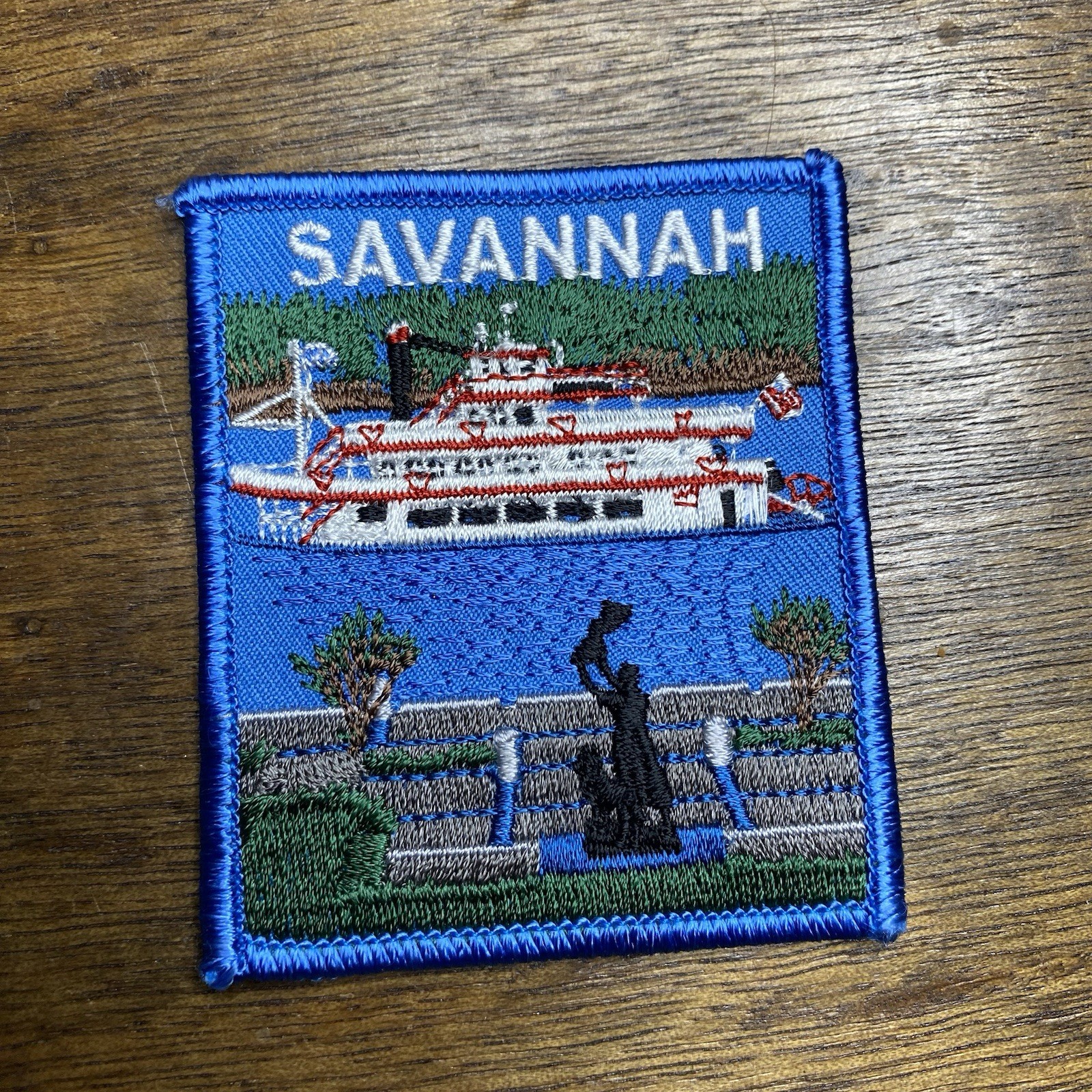 Vintage Savannah Georgia Patch Vintage Iron On