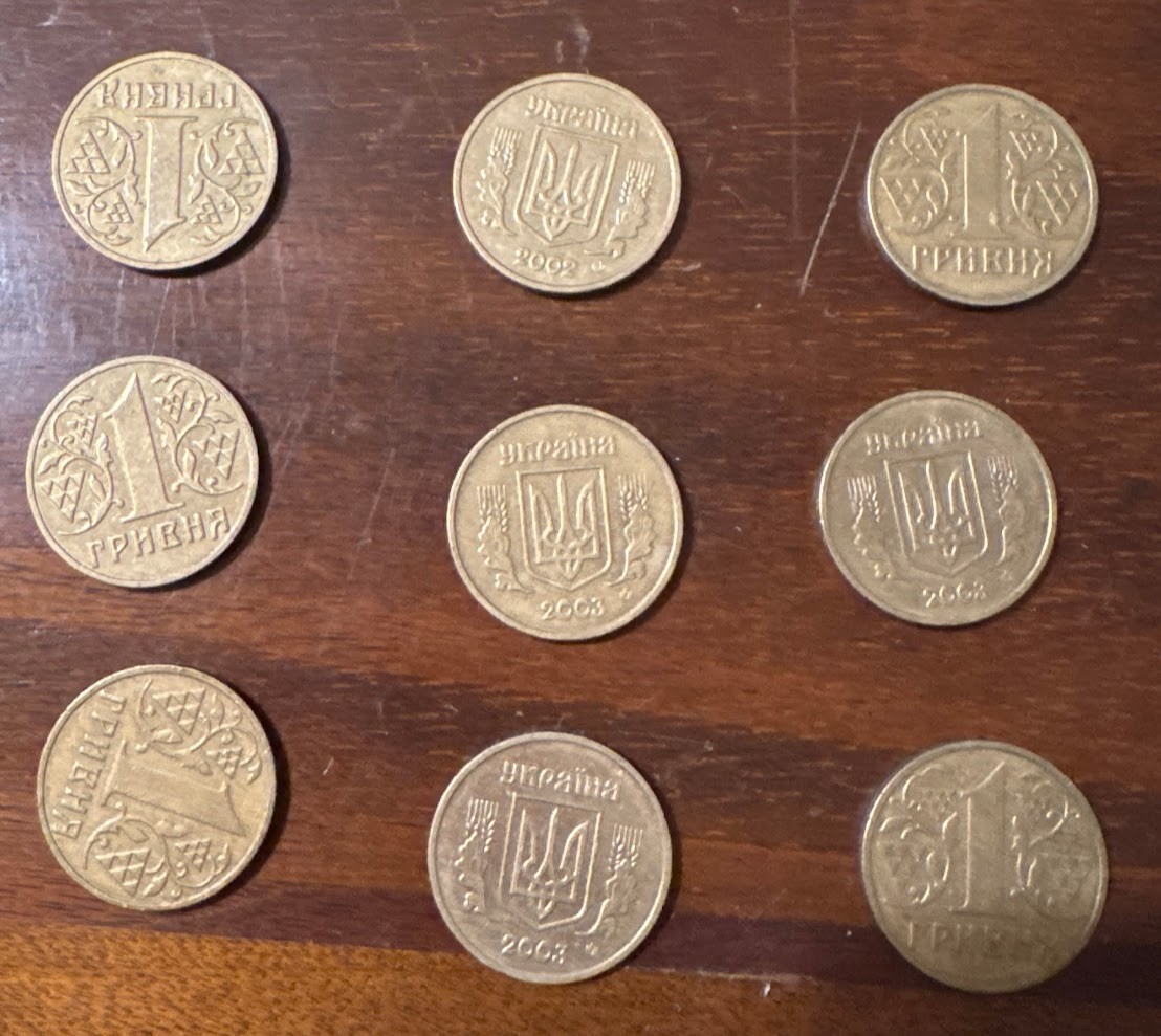 🇺🇦 Ukraine 1 Hryvnia Coin — Random Year — Charity Listing — 100% Donation