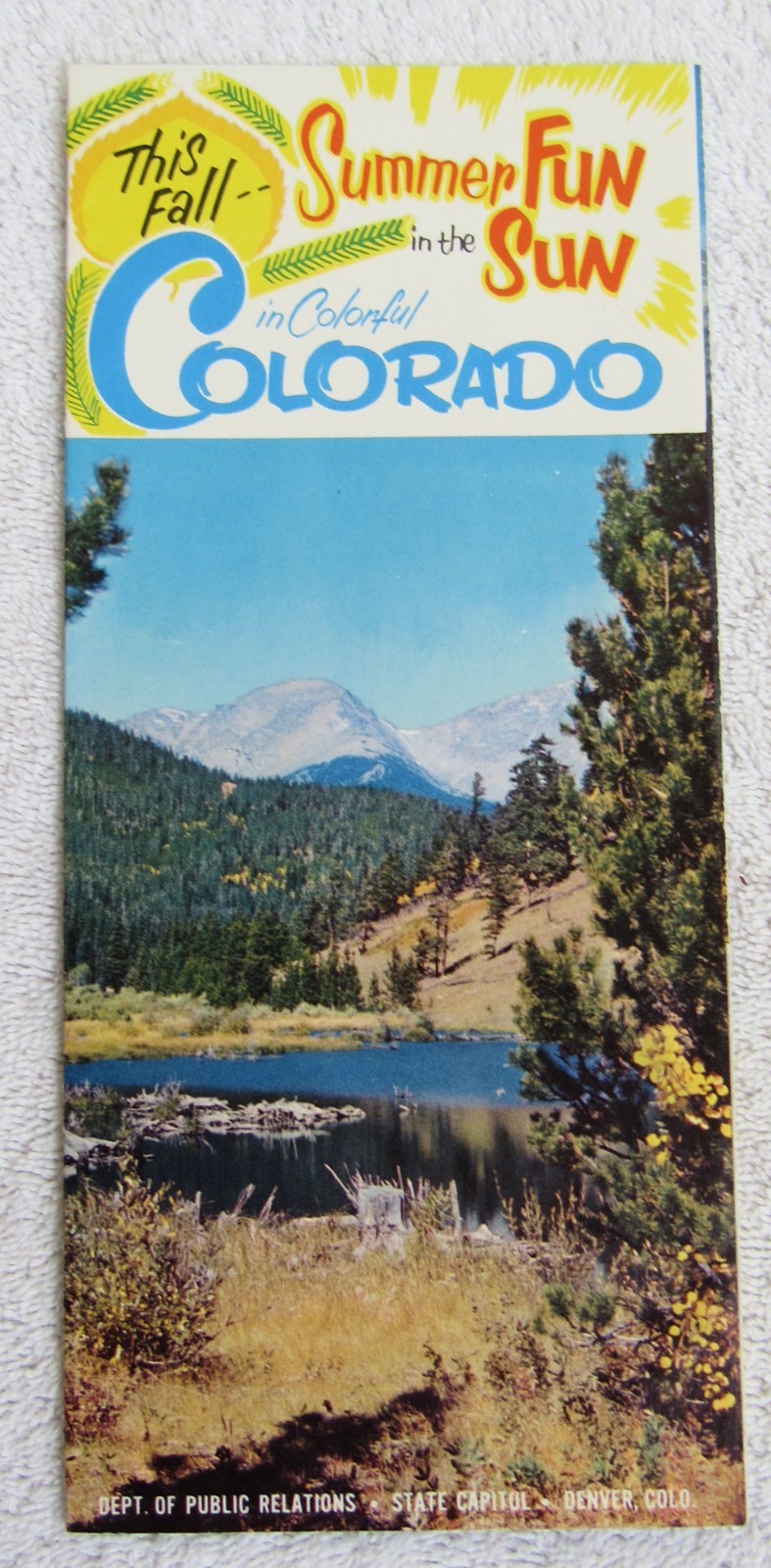 9 Colorado Souvenir Travel Guide Books Hotels Sites Food Maps 1959 Centennial