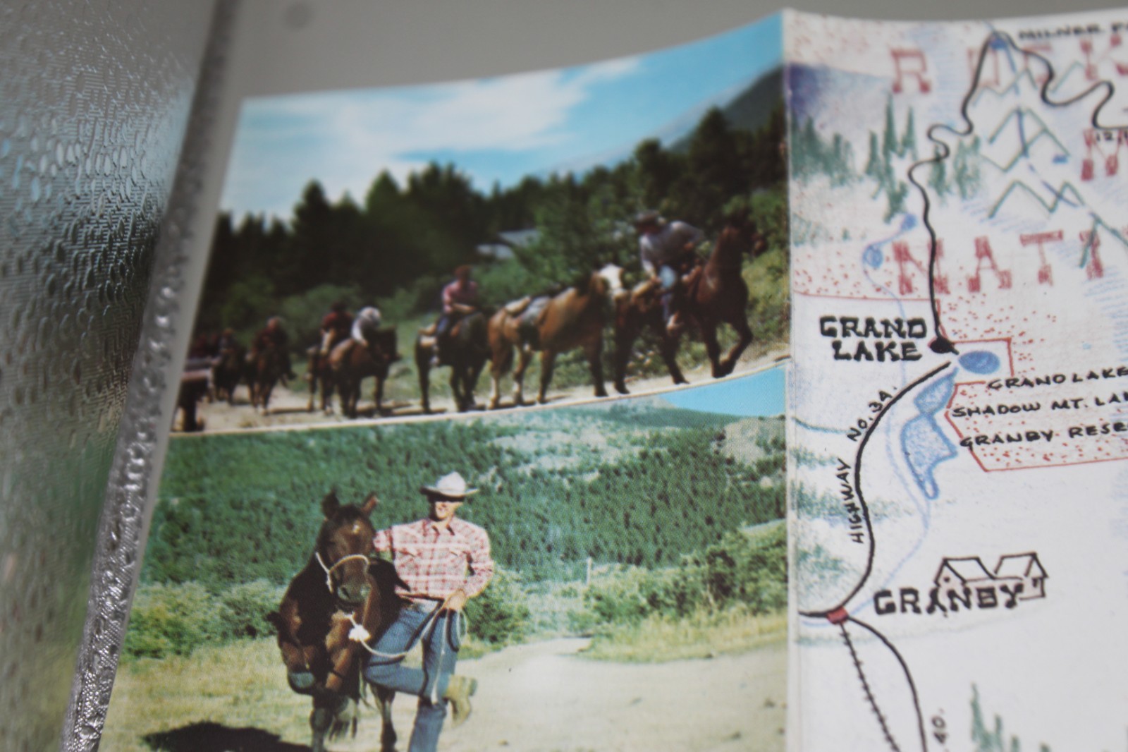 Estes Park Swiss Village Colorado Travel Brochure Vintage
