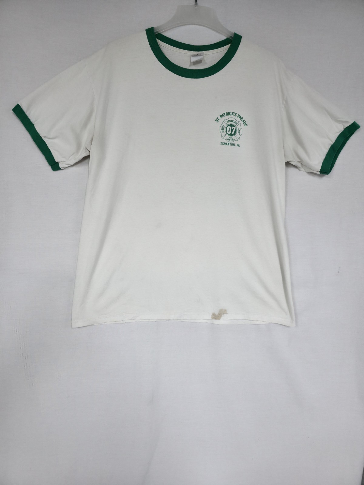 Vtg SCRANTON PA FIREFIGHTERS FIRE DEPT. ST PATRICKS PARADE XL T-Shirt