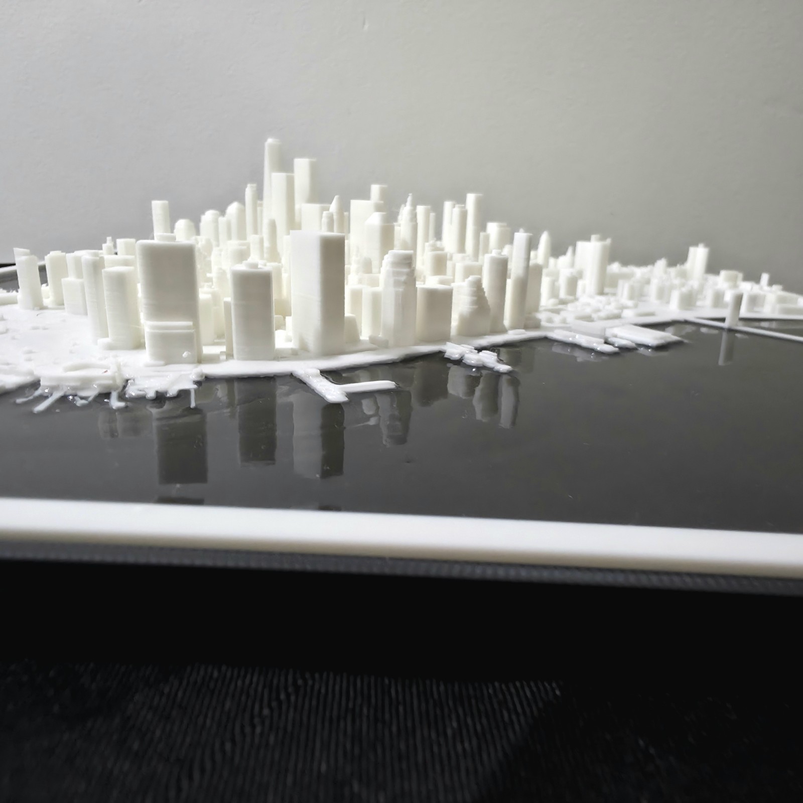 3d Printed New York City Model Map 13″ By 13″ Model