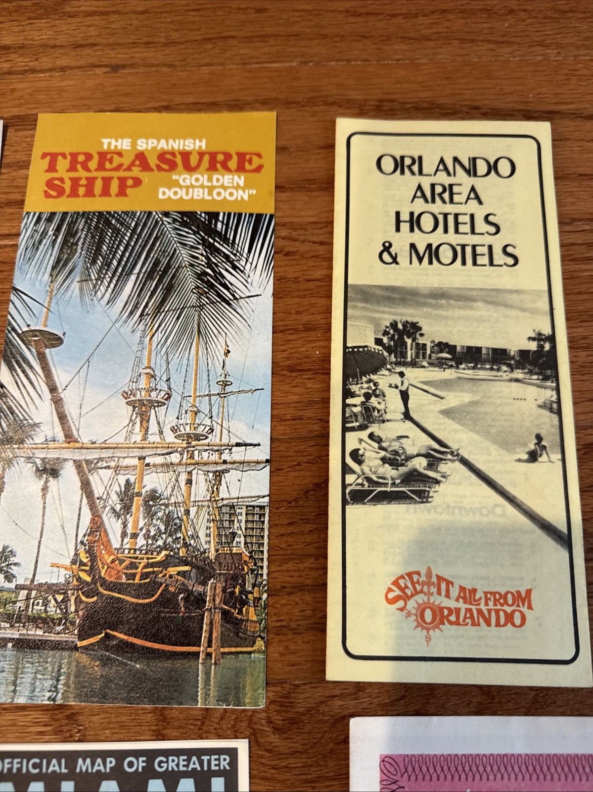 Vintage 1960s – 1970s Florida Brochures – Miami, Key Biscayne, Daytona, Etc – 18