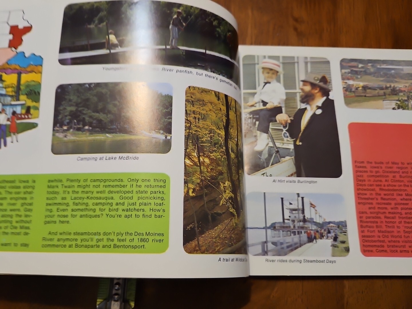 IOWA VISITORS GUIDE RARE OLD VINTAGE BOOKLET
