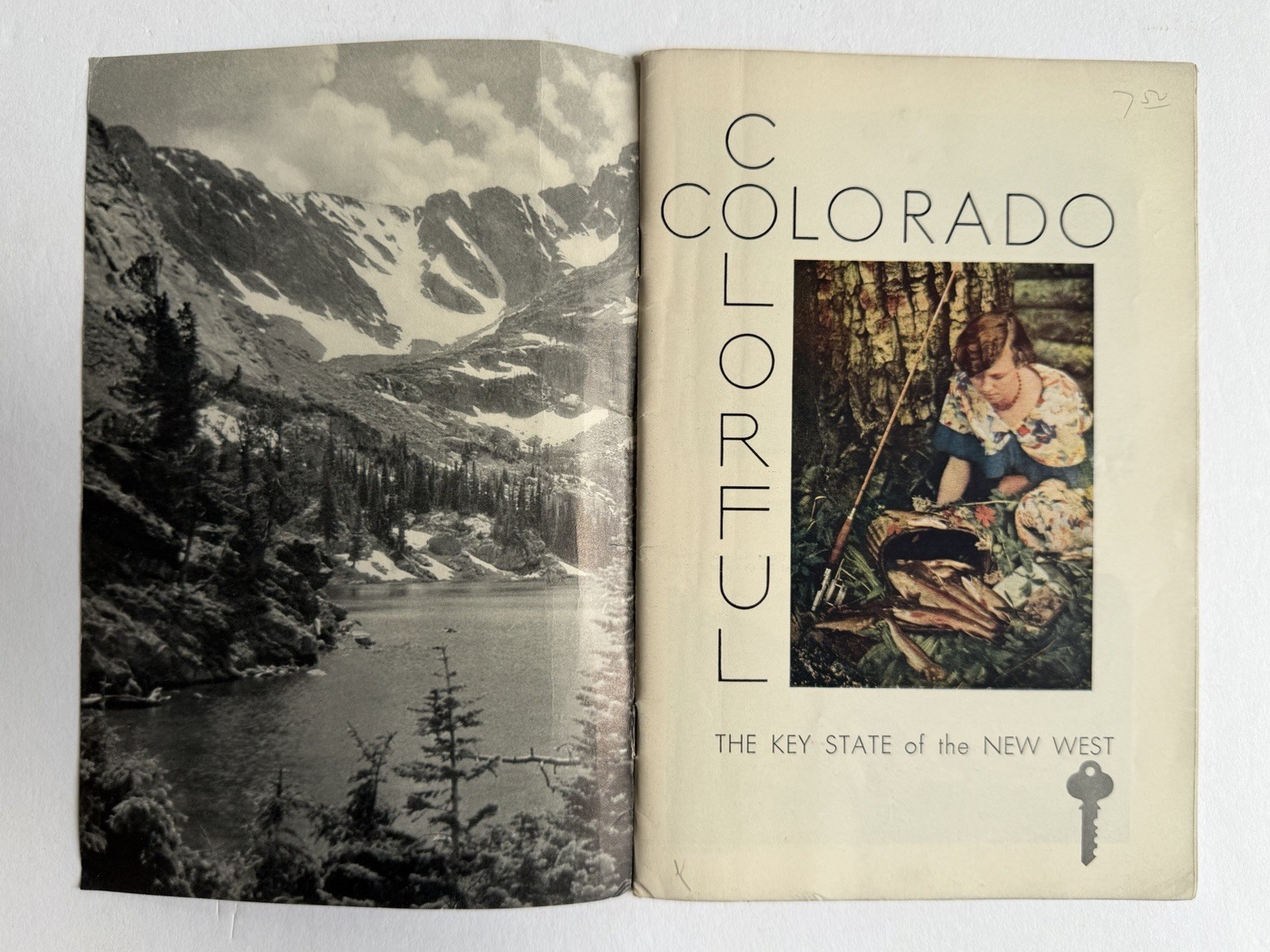 Colorful Colorado Photo Travel Guide Vintage Booklet Brochure 1930s