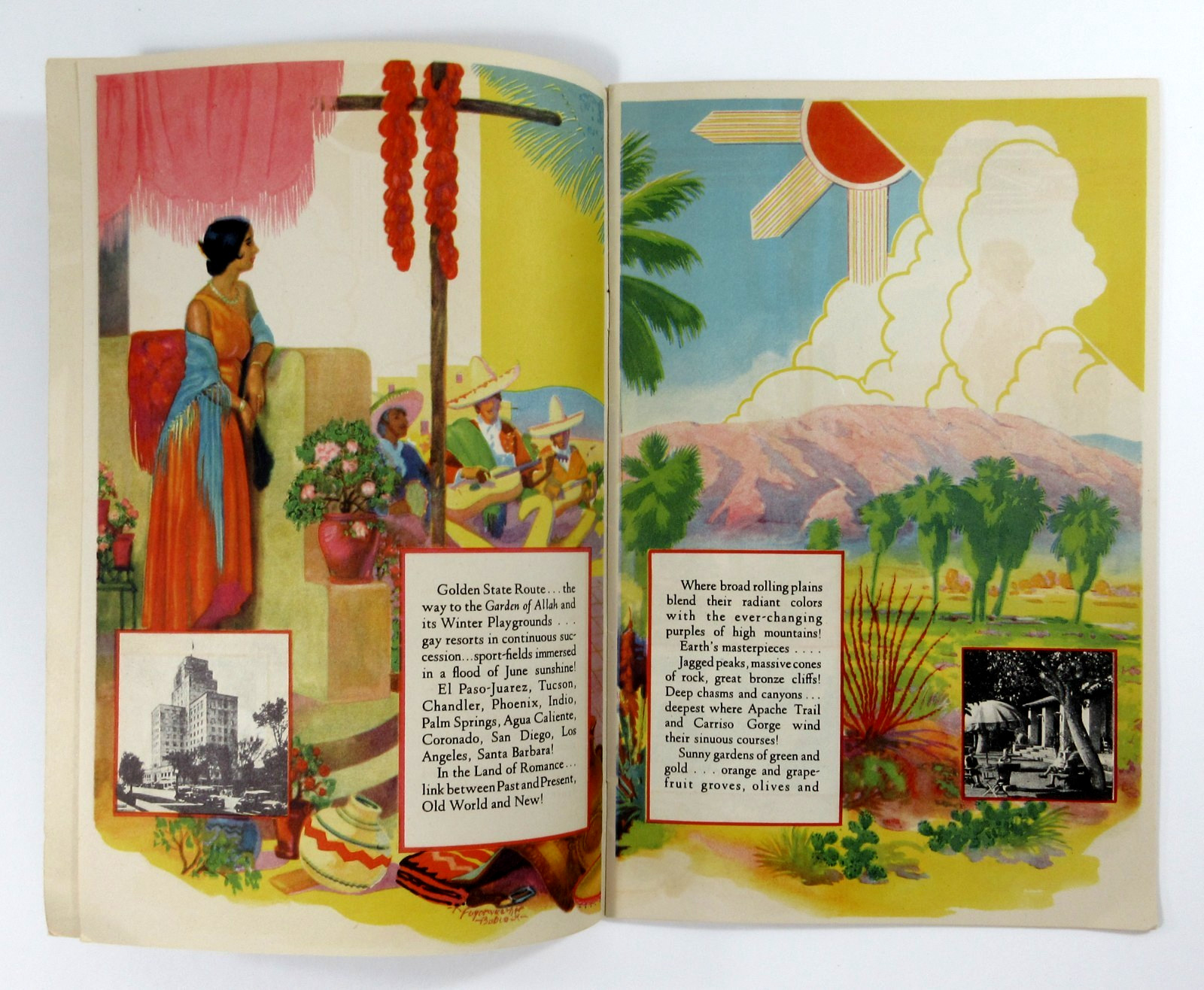 California Arizona Desert Travel Brochure Southwest Rock Island Railroad 1931