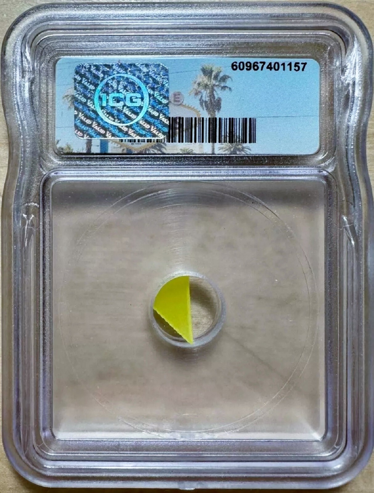 Las Vegas Sign Light Bulb Relic ICG CERTIFIED Genuine 2024 Casino Collectable NR