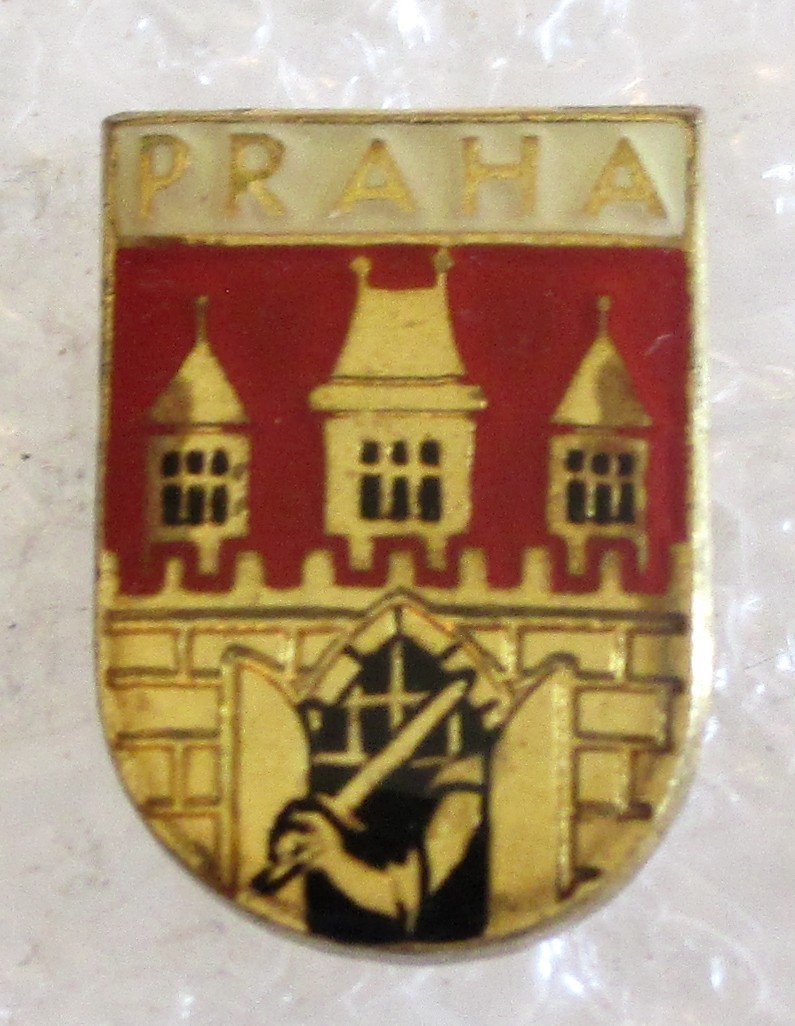 Vintage City of Prague, Czech Republic Tourist Travel Souvenir Pin – Praha