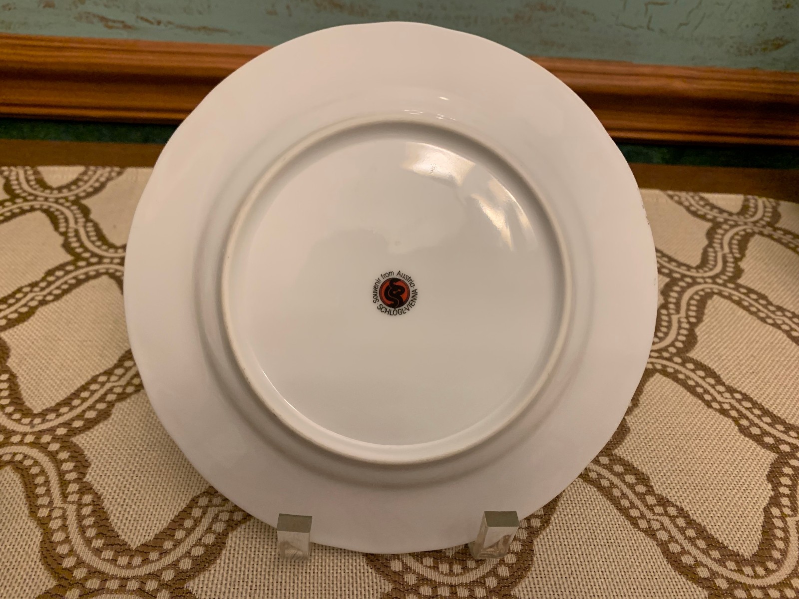 Vintage Schlogl-Vienna Austria Wien Vienna Porcelain Souvenir Plate