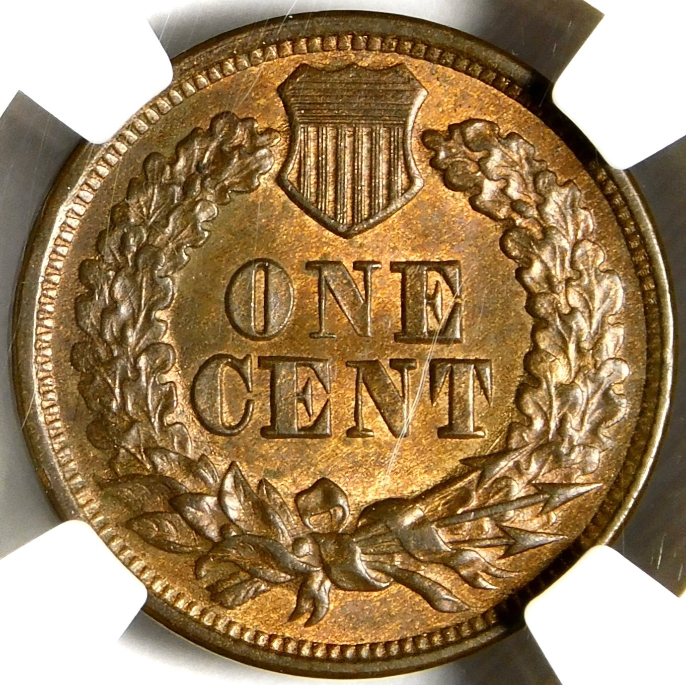 1870 Indian Head Bronze Penny Genuine One Cent Circulated Good Condition 1c Coin