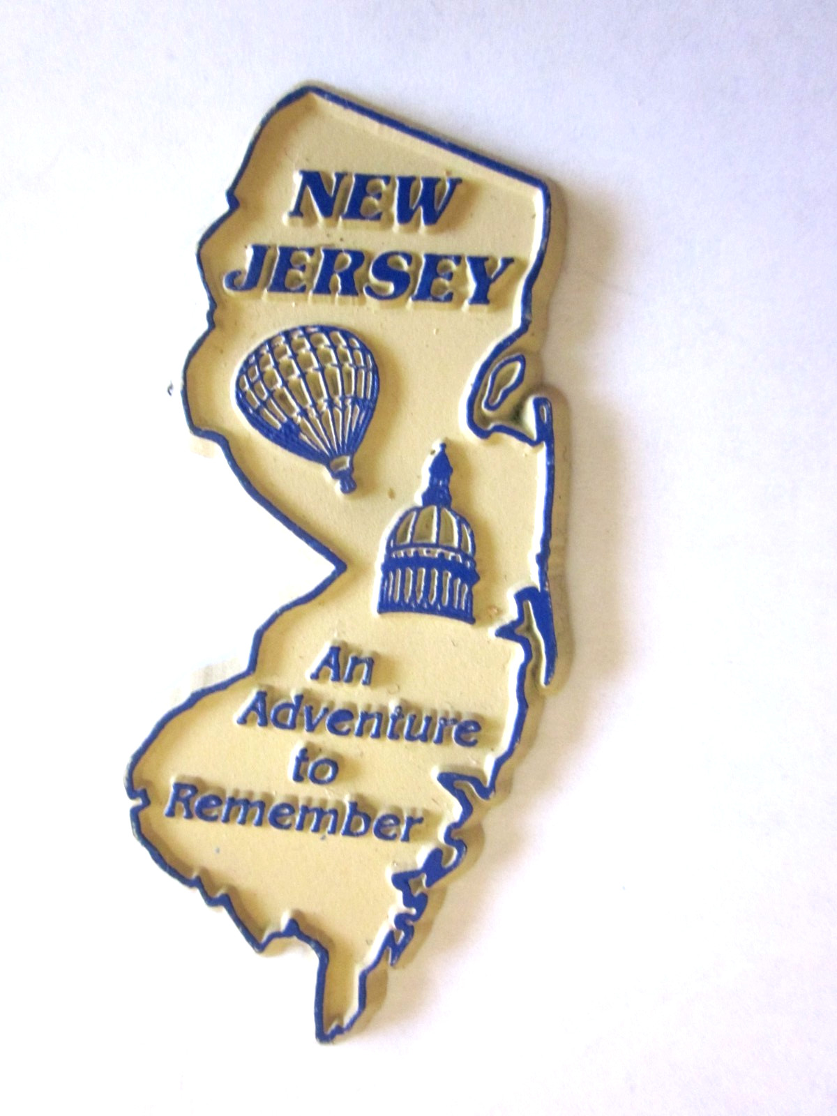 New Jersey Rubber Refrigerator Magnet Collectible