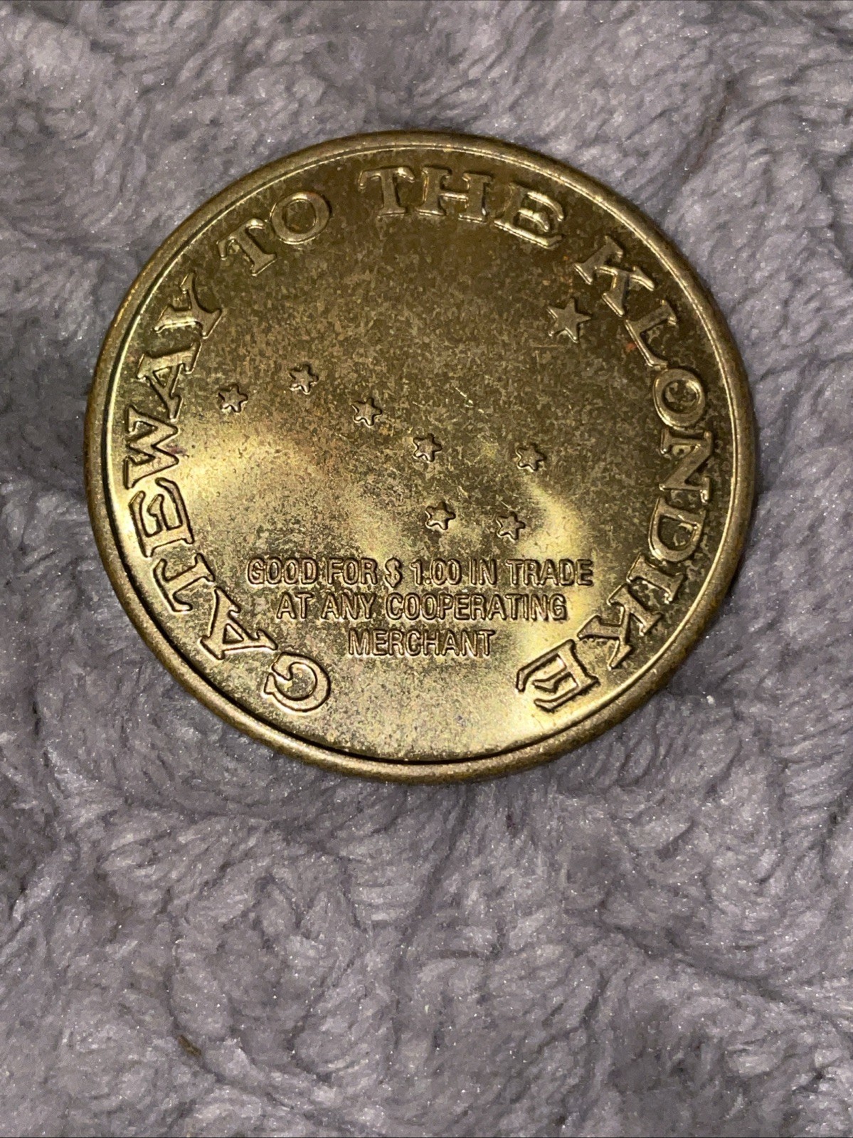 1898 SKAGWAY ALASKA UNCIRCULATED MEDAL GATEWAY TO THE KLONDIKE