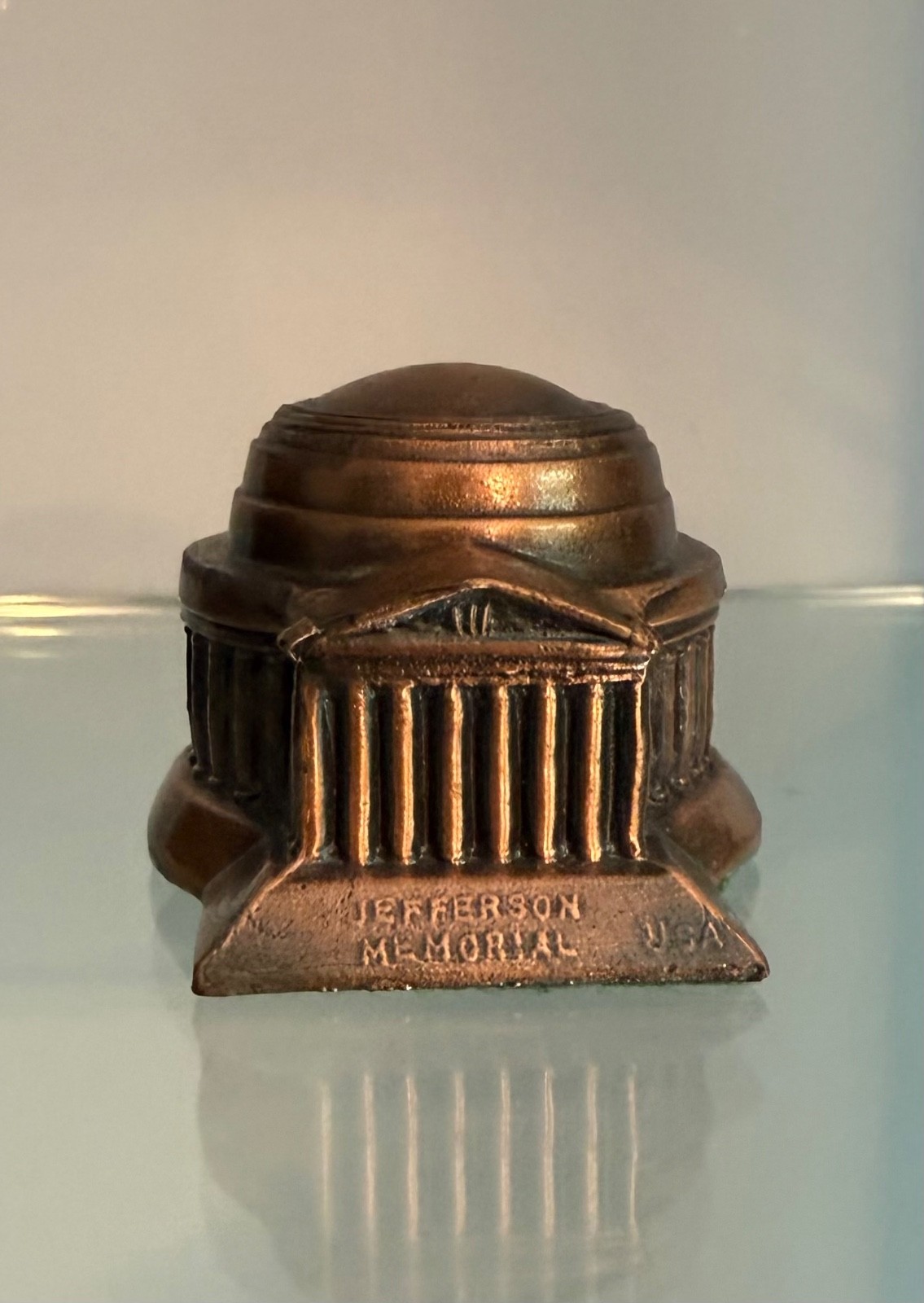 Vintage Jefferson Memorial Washington D.C. Souvenir Metal Building
