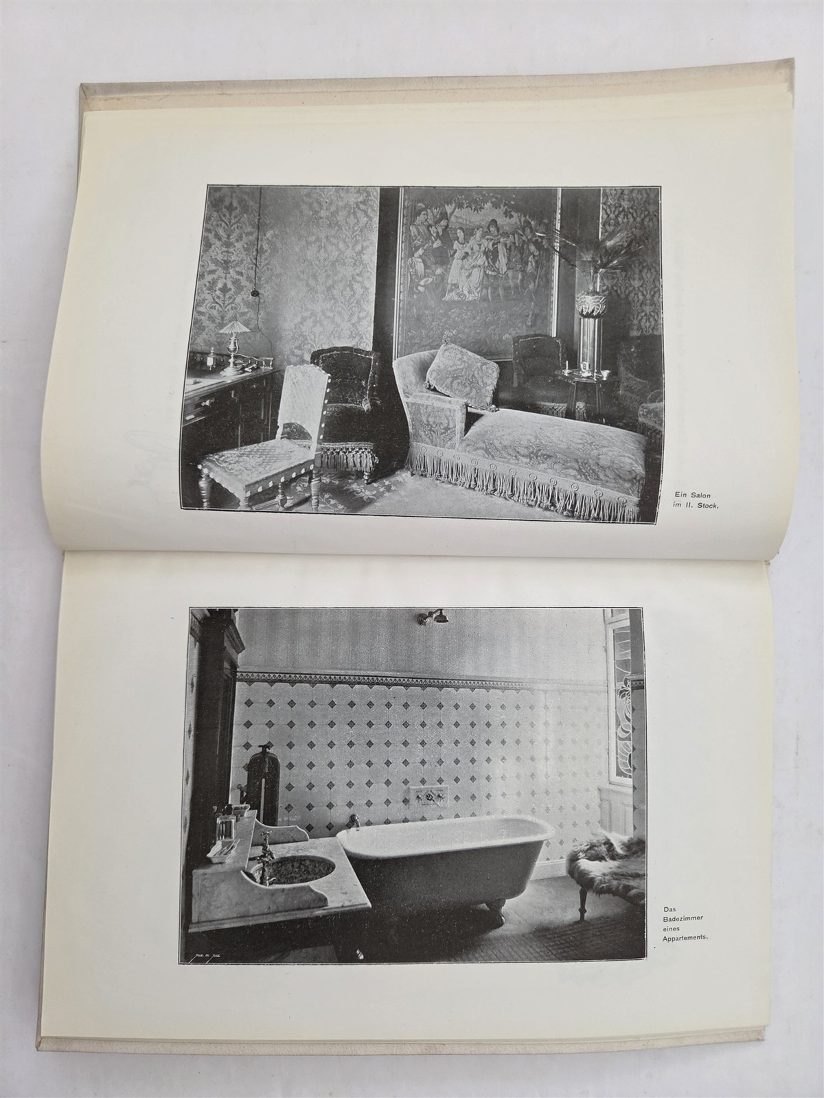 1900s antique HOTEL DE SAXE prag prague luxury hotel SOUVENIR BOOK business ads