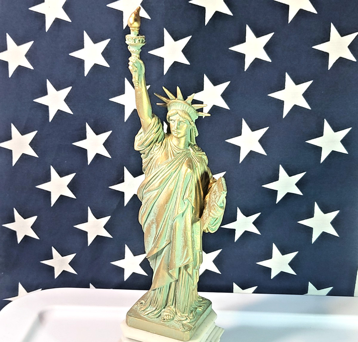Statue of Liberty Replica -14 Inches Tall -Genuine New York City Souvenir