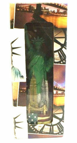 6″ Statue of Liberty Figurine w.Flag Base and New York City SKYLines from NYC
