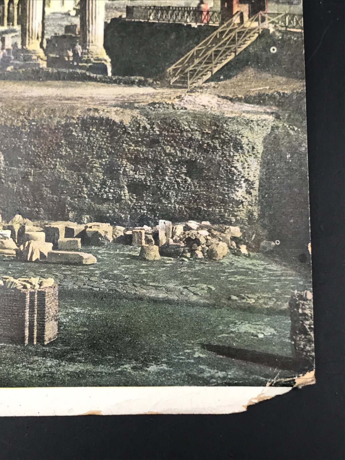 Rome Italy Roman Forum Panoramic Large Lithograph Photo Card 9.25″ x 7″