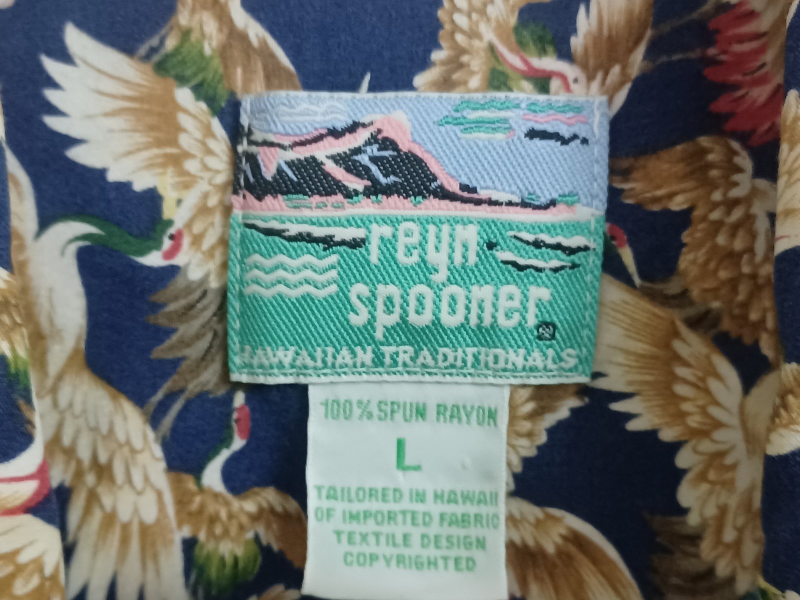 Vintage Reyn Spooner ALL THINGS JAPAN Hawaiian Shirt Size Large Great Condition!