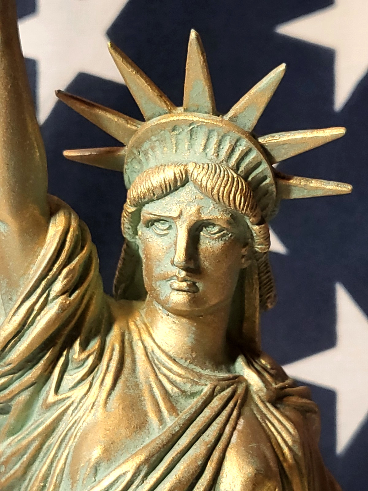 Statue of Liberty Replica -14 Inches Tall -Genuine New York City Souvenir
