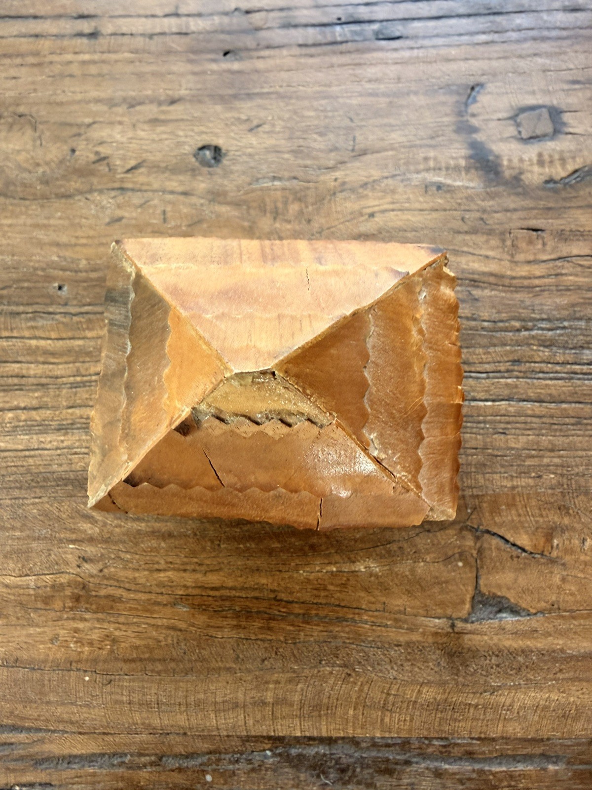 Romanian Wooden House Souvenir 1970s