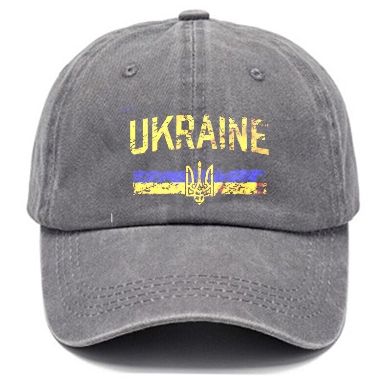 Ukrainian Symbol Badge Cap Adjustable Outdoor Baseball Hat Ukraine Baseball Cap