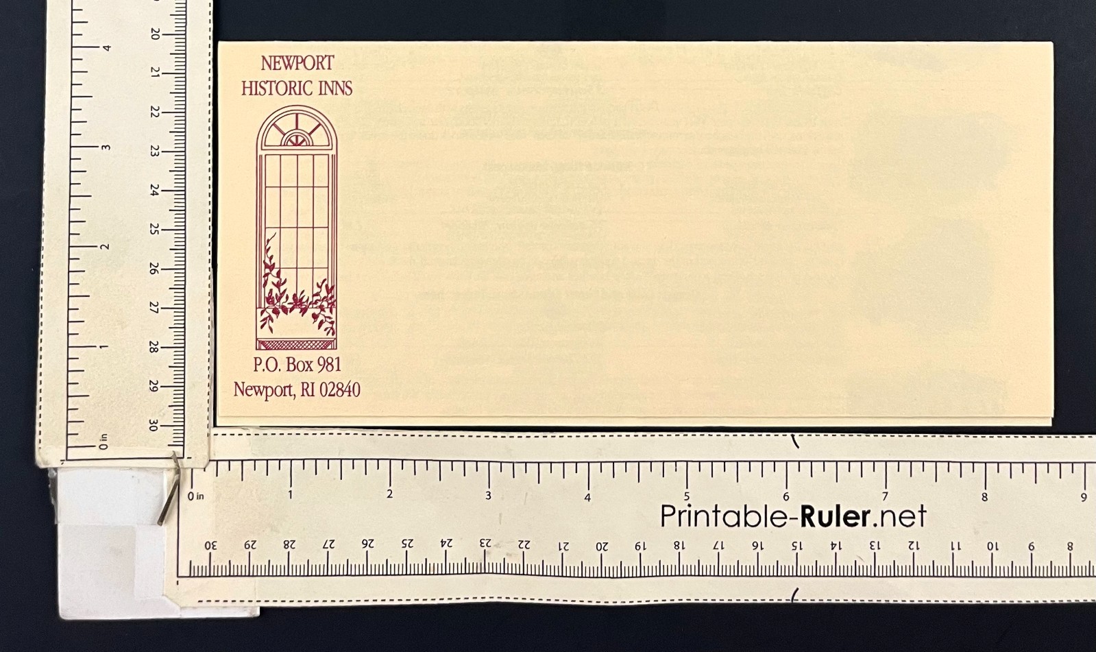 1990 Newport Rhode Island Historic Inns Guide Bed Breakfast VTG Travel Brochure