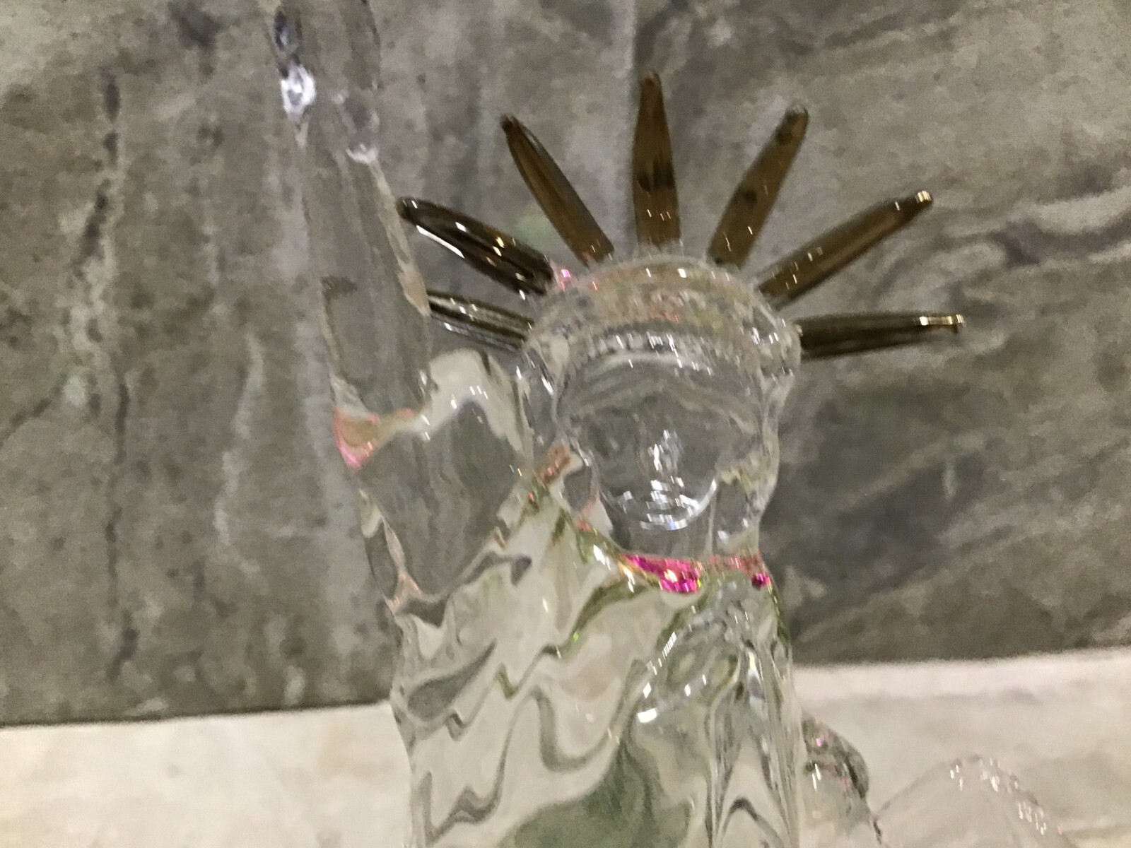 Custom Crystal Statue Of Liberty from New York City approx 7.5″ 3182504192966