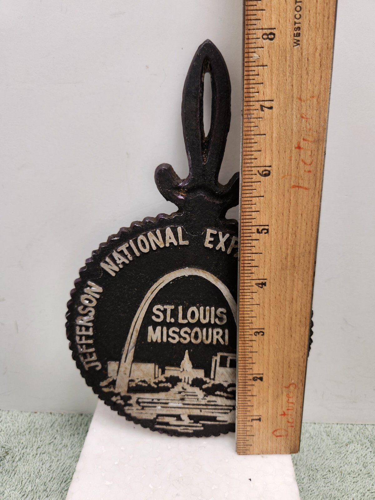 1967 Trivet Jefferson National Expansion St. Louis Missouri Staples Foundry
