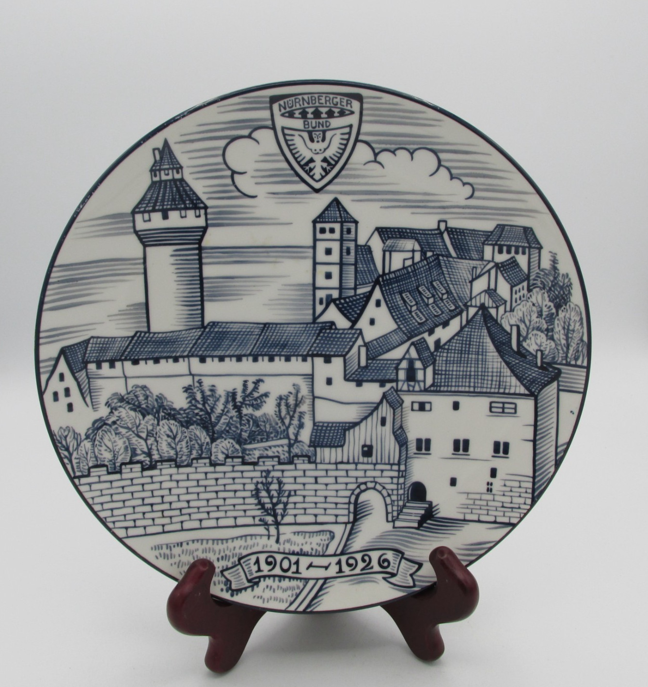 Krister Porzellan-Manufaktur 9 in Nurneberg Bund 1926 Nuremberg Castle Bavaria