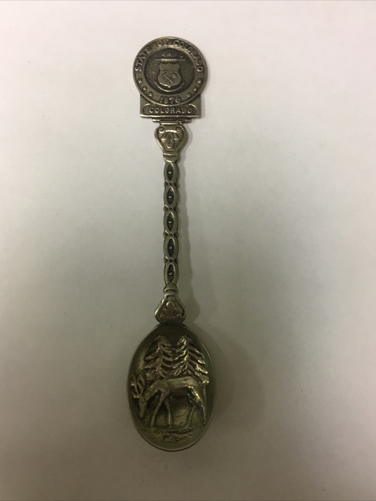 Vintage Souvenir Spoon US Collectible State Of Colorado 1876