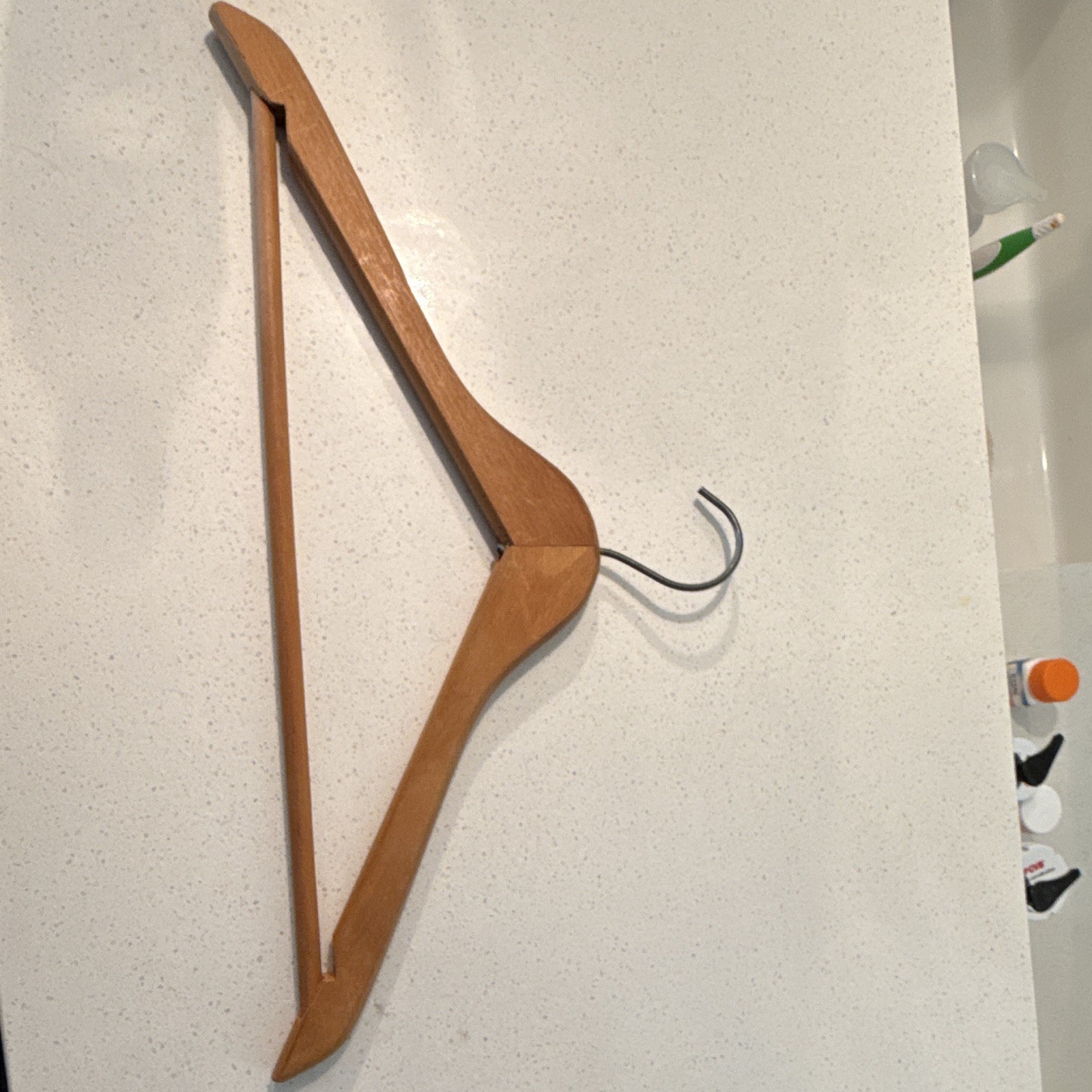 New Orleans Wooden Traditional Clothes Hanger Brown