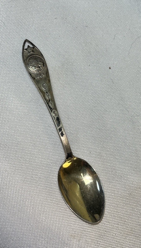 Ohio 1803 STERLING Silver Souvenir Spoon 4.25″ 0.3 oz