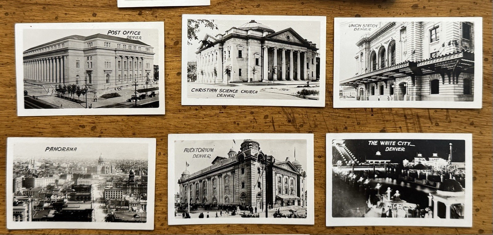 VINTAGE Denver Colorado Miniature Souvenir Photos Sanborn Magazine Service