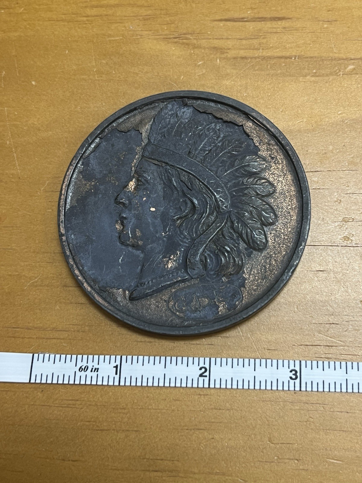 Vintage Panama Pacific Indian Head Souvenir Penny San Fransisco Exposition 1915
