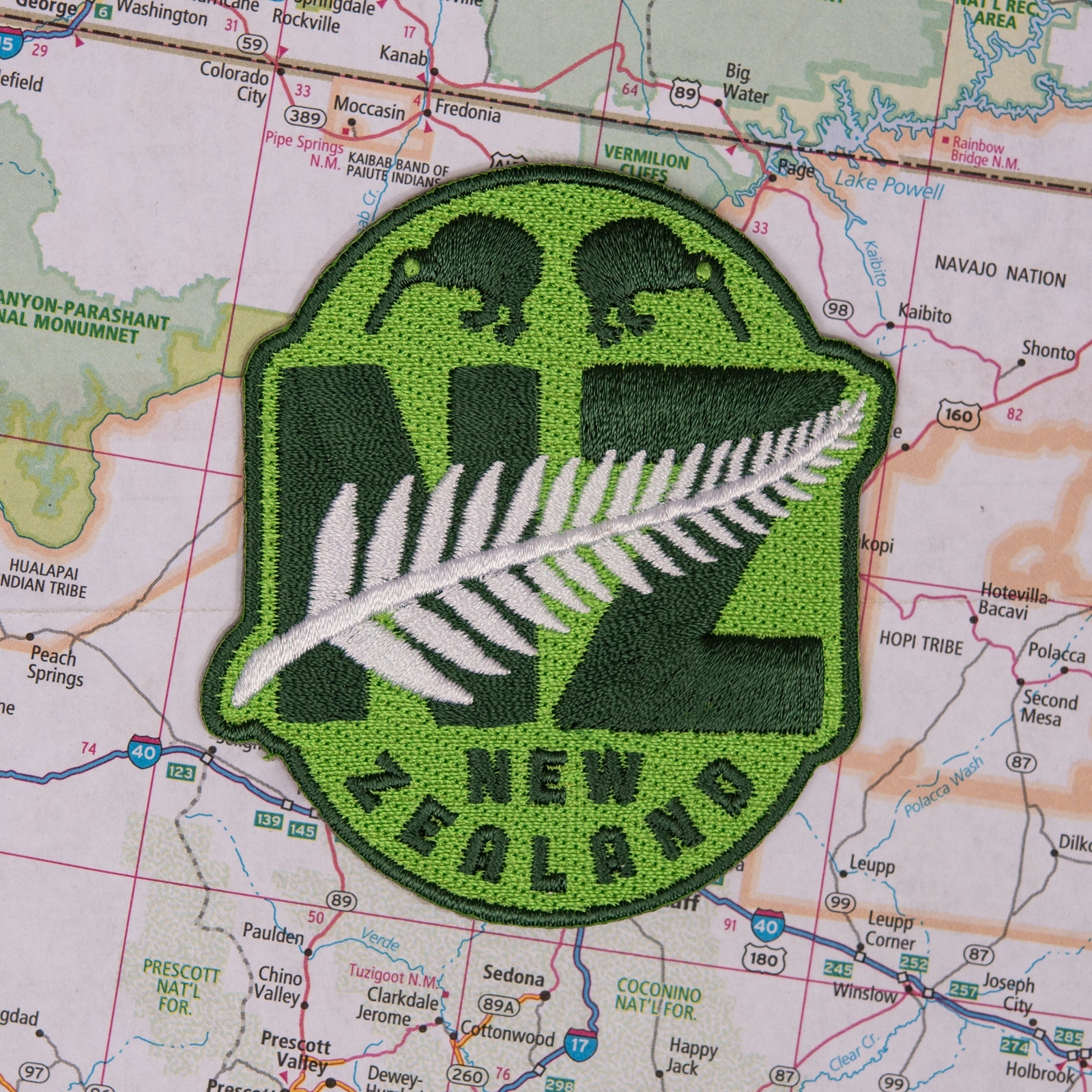 New Zealand Iron on Travel Patch – Great Souvenir or Gift for travellers
