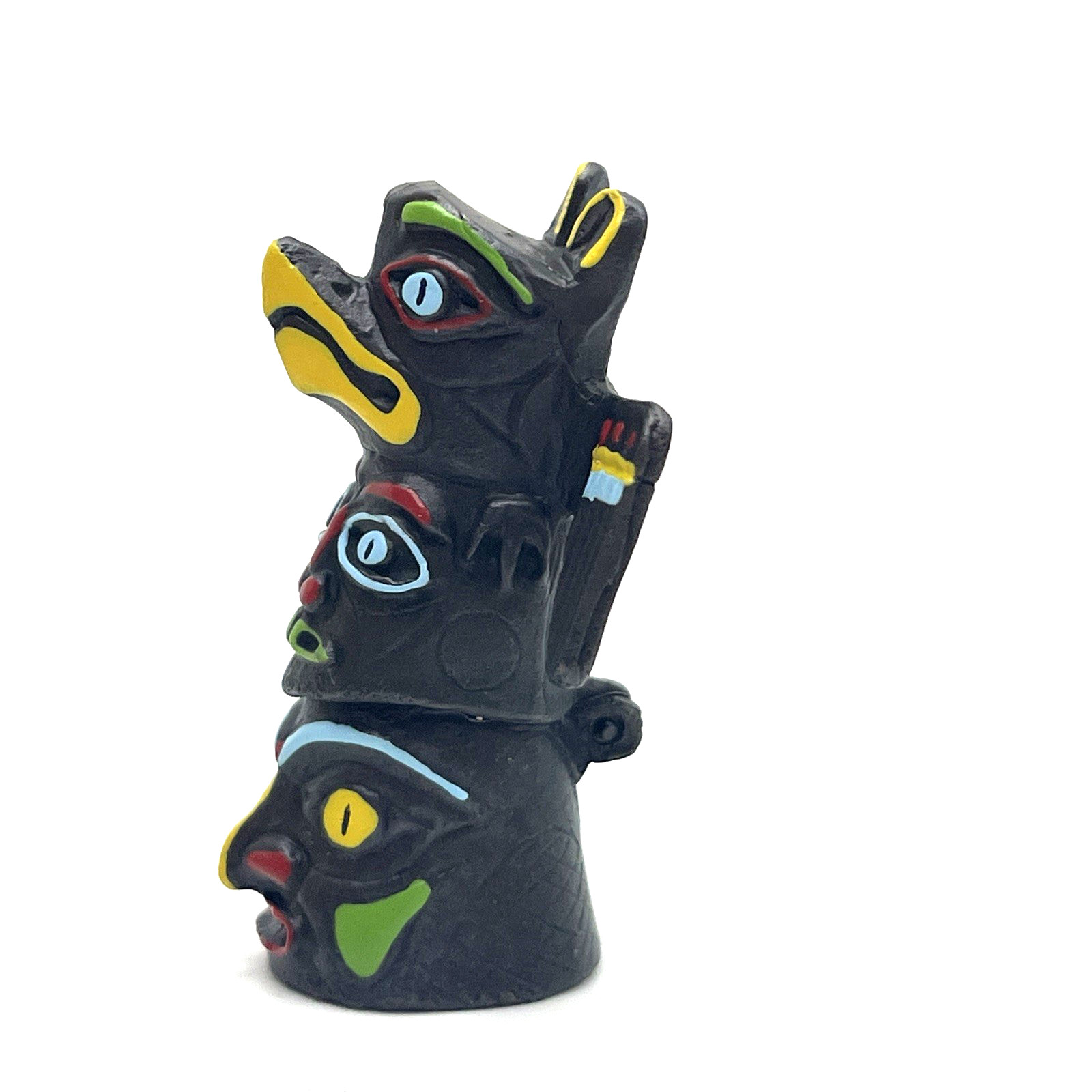 Vintage Heirloom Editions Skagway Alaska Totem Pole Metal Thimble NIB Souvenir
