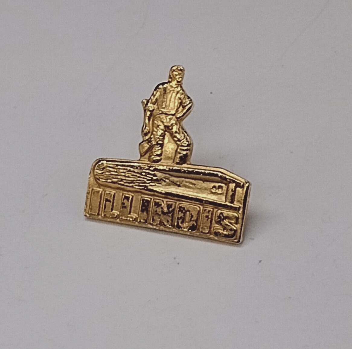 ILLINOIS STATE Steel Worker Lapel Pin