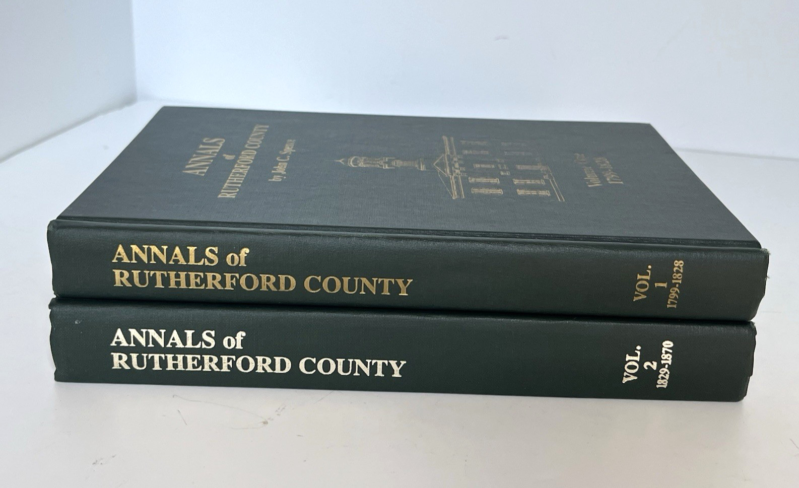 Annals of Rutherford County Tennessee VOL 1 & 2 John C. Spence 1799 – 1870